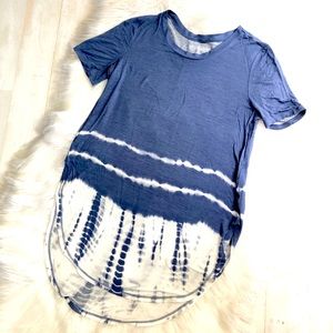 3x$25 NWOT Mudd Hi-Low Side Slit Tie Dye Ultra Soft Top